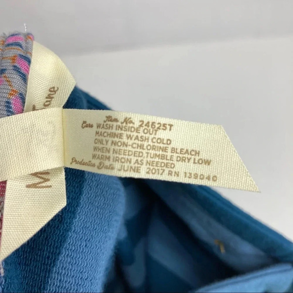 Matilda Jane Women's XS Fall Breeze Blue Striped jacket Full Button - Picture 7 of 7